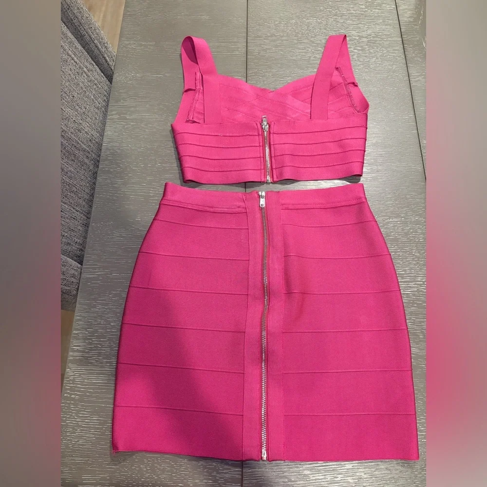 Two piece set, Midi skirt and crop top - Picture 2 of 4